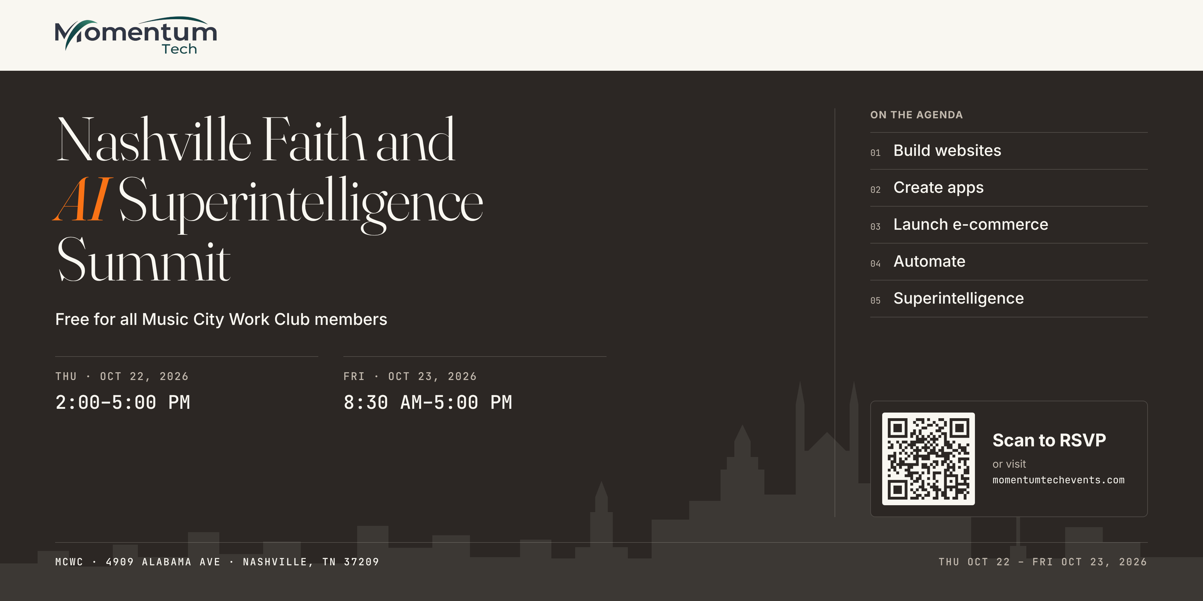 Nashville Faith and AI superintelligence Summit